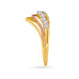 Majestic 18 Karat Yellow And Rose Gold And Diamond Tiara Ring,,hi-res 3