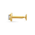 Rose Inspired Gold and Diamond Nose Pin 2