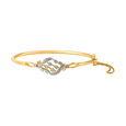 Elegant Mesh Diamond Bangle,,hi-res 