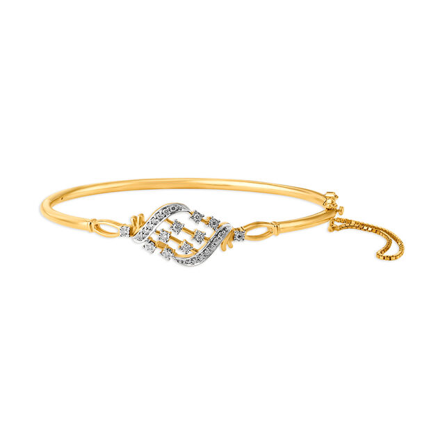 Elegant Mesh Diamond Bangle,,hi-res 