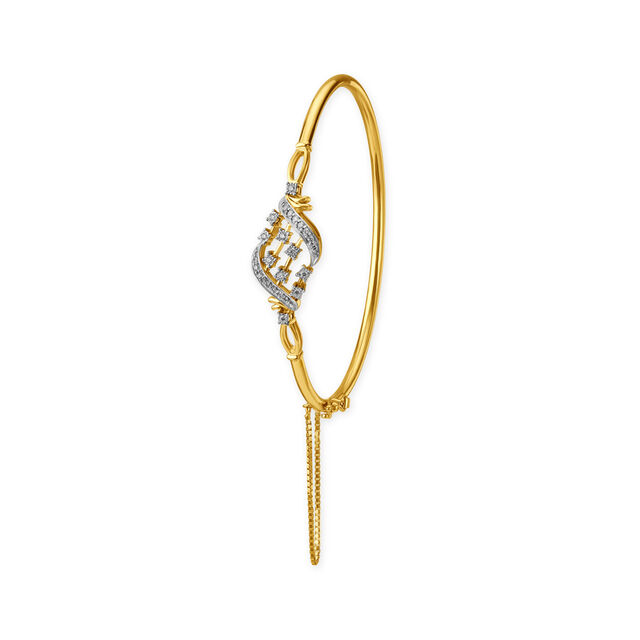 Elegant Mesh Diamond Bangle,,hi-res 3