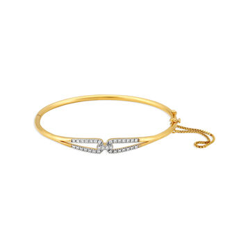 18 Karat Gold and Diamond Bangle