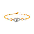 18 Karat Gold and Diamond Bangle,,hi-res 