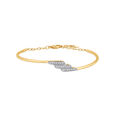 Minimalistic Dainty Diamond Bangle,,hi-res 