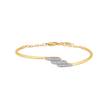 Minimalistic Dainty Diamond Bangle