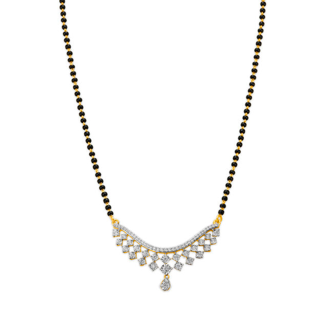 Mesh Diamond Mangalsutra 2
