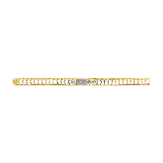 Luxurious Stunning Gold and Diamond Bracelet 2