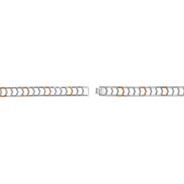 18 Karat White and Rose Gold Diamond Bracelet,,hi-res 3