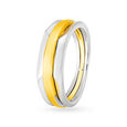 Dual-Tone 18 Karat Yellow And White Gold Finger Ring,,hi-res 