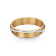 Contemporary Yellow and White Gold Ring for Men,,hi-res 2