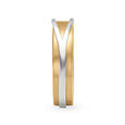 Contemporary Yellow and White Gold Ring for Men,,hi-res 3