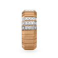 Shining 18 Karat Rose Gold And Diamond Finger Ring 3