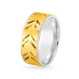 Cut-Out 18 Karat Yellow And White Gold Finger Ring,,hi-res 