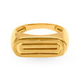 Brilliant 18 Karat Yellow Gold Bar Finger Ring,,hi-res 2
