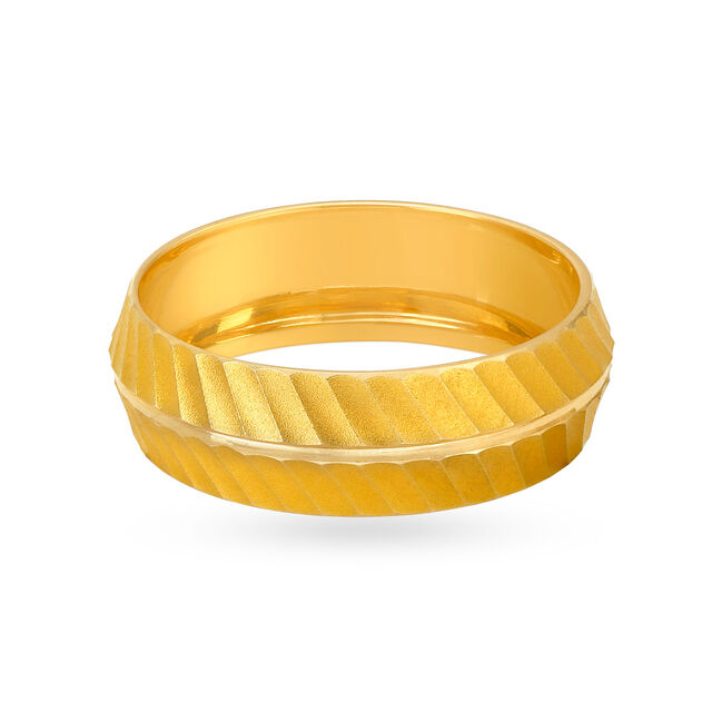 Textured Cut-Out 18 Karat Gold Finger Ring,,hi-res 2