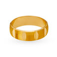 Line Textured Gold Ring for Men,,hi-res 2