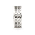 Checked Cut-Out 18 Karat White Gold Finger Ring,,hi-res 3
