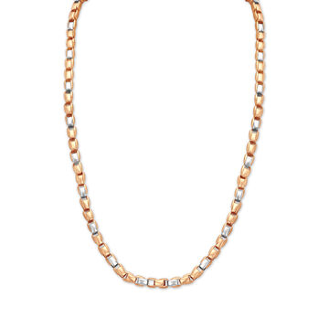 Impactful Dual Tone Gold Chain For Men