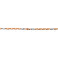Shining Link Dual Tone Gold Chain For Men 3
