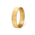 Exquisite Multifinish Gold Finger Ring for Men 2