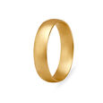 Classy Multifinish Gold Finger Ring for Men 