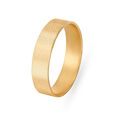 Plain Multi Finish Gold Finger Ring for Men 