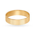 Plain Multi Finish Gold Finger Ring for Men 2