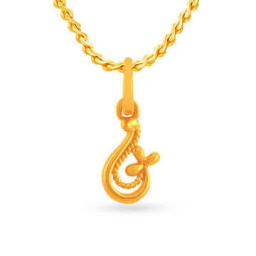 Splendid Contemporary Gold Pendant