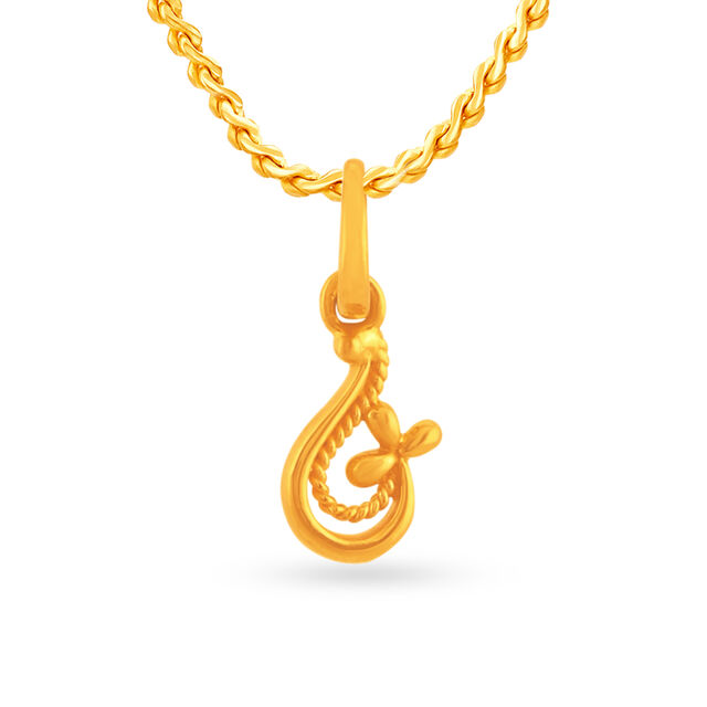 Splendid Contemporary Gold Pendant,,hi-res 