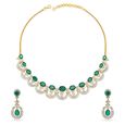 Tanishq Gold Necklace Set 