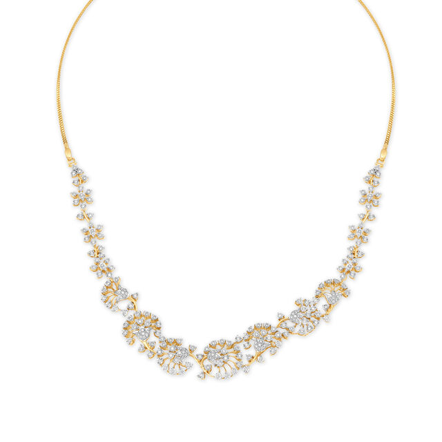 Mesmerising Gold and Diamond Necklace Set,,hi-res 2
