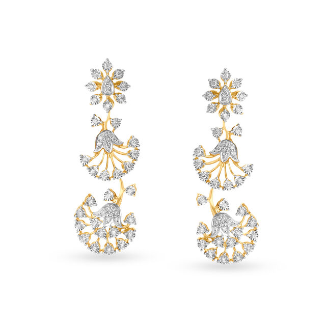 Mesmerising Gold and Diamond Necklace Set,,hi-res 3