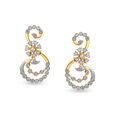 Mesmerising Floral Diamond Necklace Set in Yellow and White Gold 3