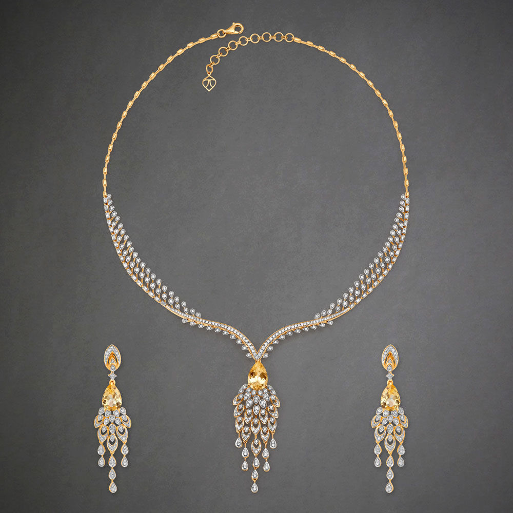 Diamond Neckwear Collection Diamond Necklaces and Earrings