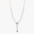 Exquisite Raindrop Diamond Necklace Set 2