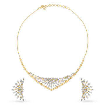 Divine Diamond Necklace Set