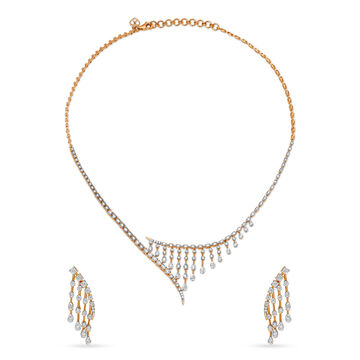 Ethereal Petite Diamond Necklace Set