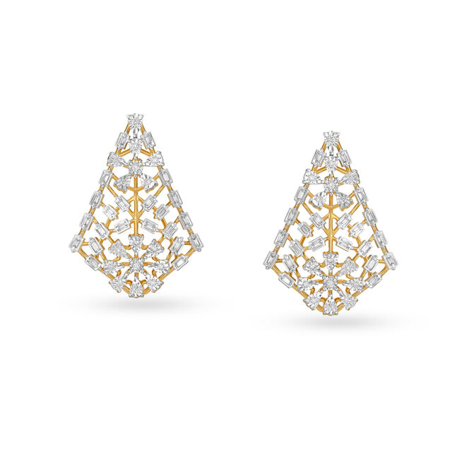 Choker Style Diamond Necklace Set,,hi-res 3