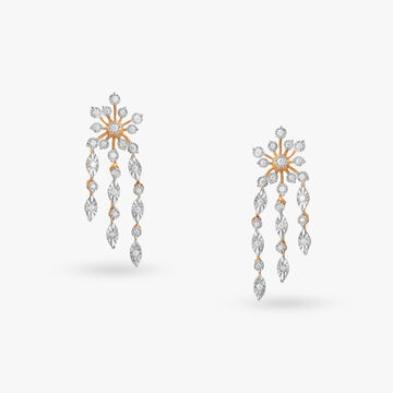 Cascade Diamond Drop Earrings