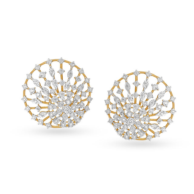 Ethereal Diamond Stud Earrings,,hi-res 