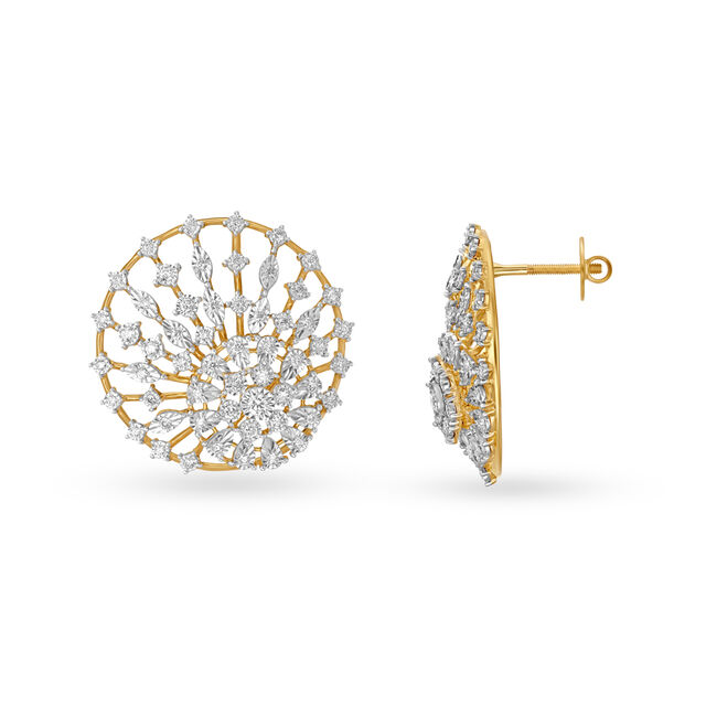 Ethereal Diamond Stud Earrings,,hi-res 2