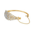 Spectacular Floral Motif Diamond Bangle,,hi-res 2