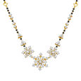Marvellous Floral Diamond Mangalsutra,,hi-res 