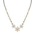 Marvellous Floral Diamond Mangalsutra,,hi-res 2
