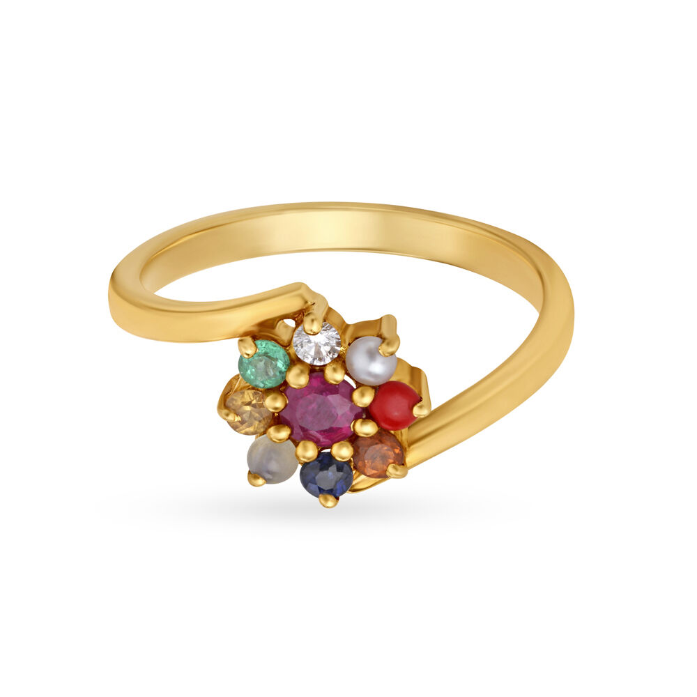 Navratna ring tanishq sale