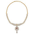 Queenly Diamond Necklace,,hi-res 
