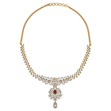 Queenly Diamond Necklace
