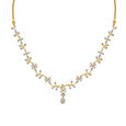 Arresting Yellow Gold And Diamond Floral Necklace,,hi-res 2