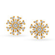 Charming Diamond Stud Earrings 