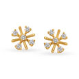 Radiant Diamond Stud Earrings,,hi-res 